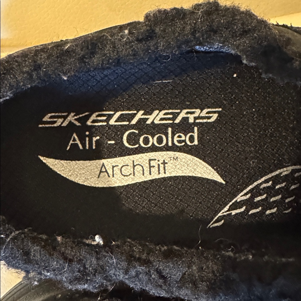 Skechers Black Cozy Slip-Ons - Picture 4 of 10